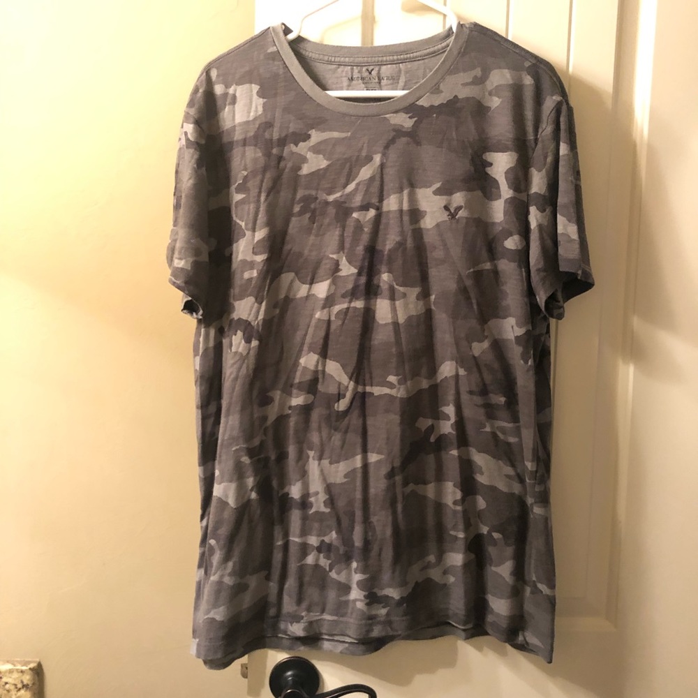 Men’s Gray Camo T-Shirt